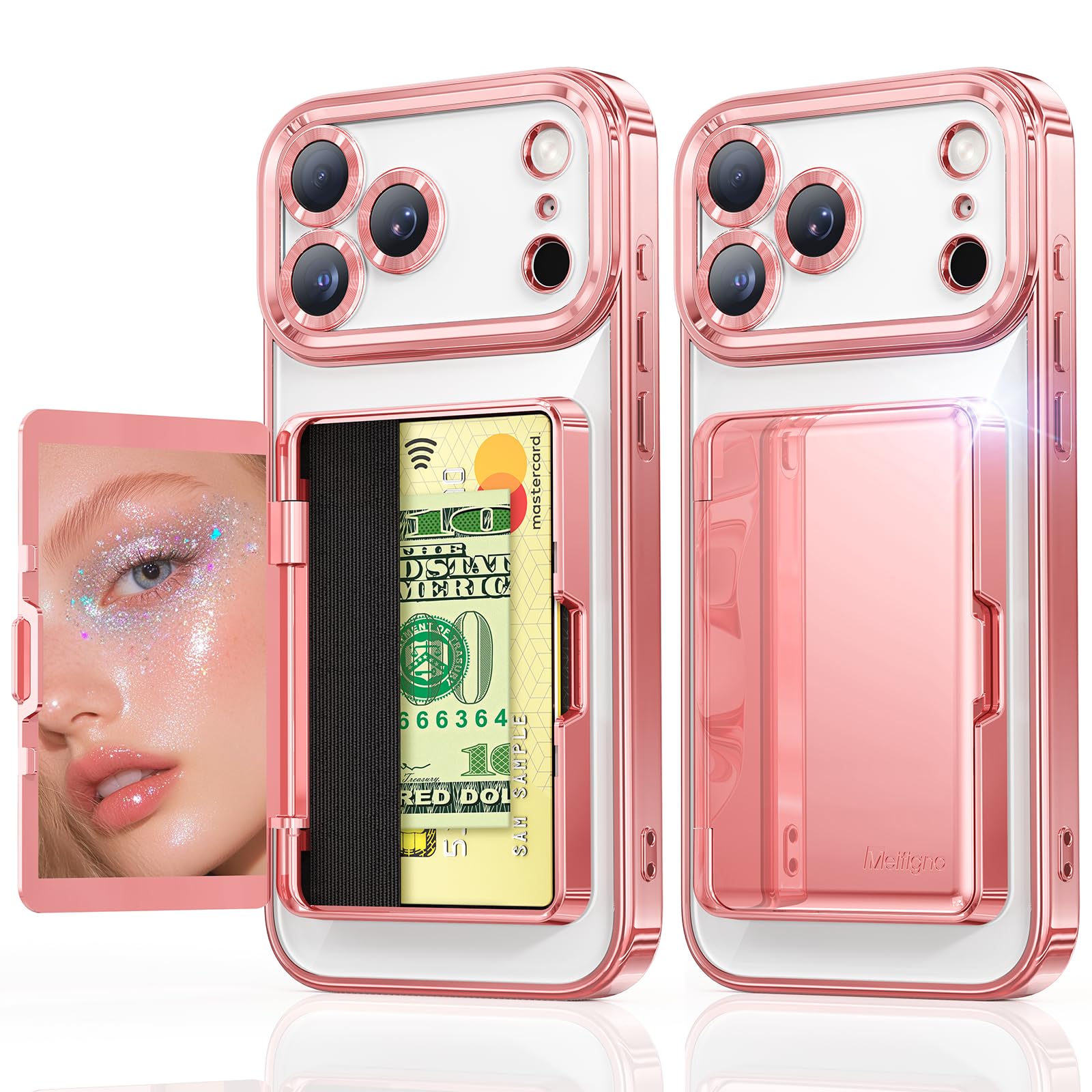 Amazon.com: Meifigno Designed for iPhone 17 Pro Max Case Wallet (3